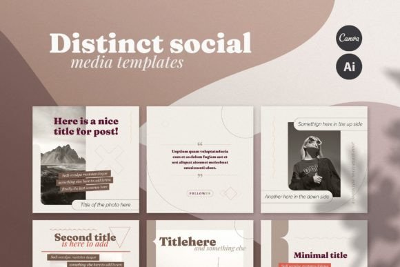 Download Distinct Social Media Templates - Media Collection