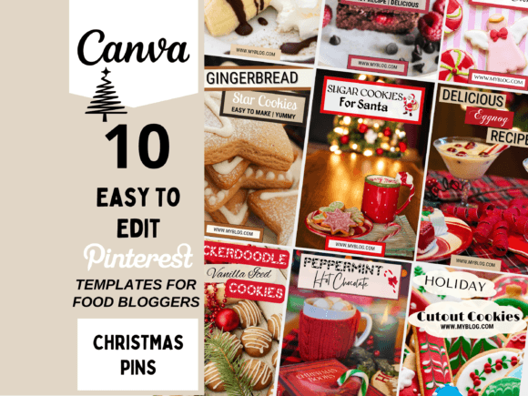 Download Pinterest Template for Canva Christmas - Premium Resources