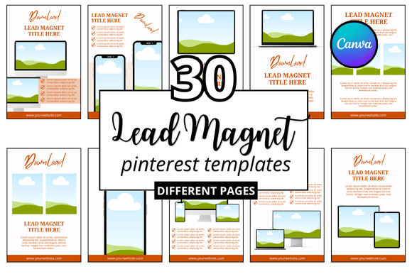 Download 30 Lead Magnet Promo Pinterest Pin - Pinterest Collection