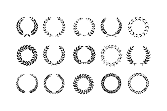 Download Circular-laurel-foliate-wheat - Foliate Collection
