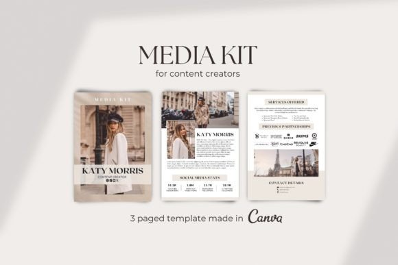 Download Media Kit Template for Content Creator - Media Collection