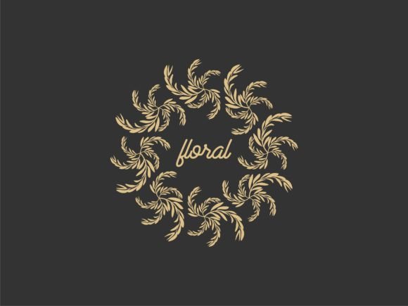 Download Circular Leaves Frame Logo Design - Logo design Collection
